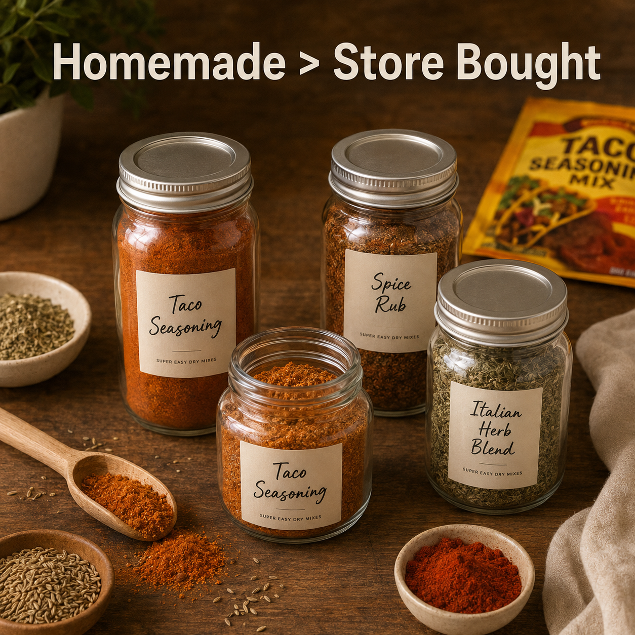Super Easy Dry Mix Pantry Cookbook
