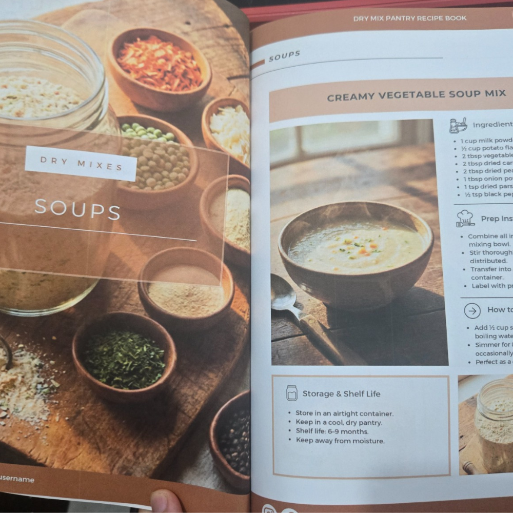 Super Easy Dry Mix Pantry Cookbook